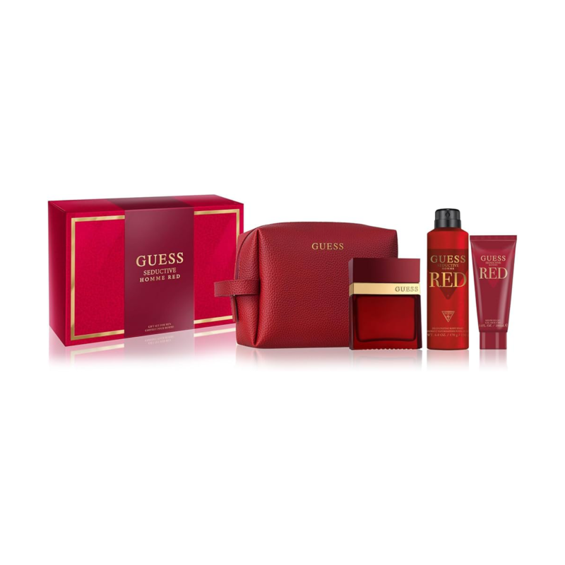 Guess Men's Seductive Red Gift Set