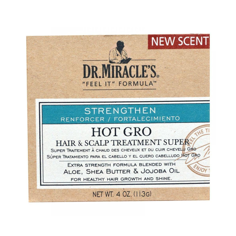 Dr. Miracle's Hot Gro Strengthen Hair and Scalp Treatment - 113 ml