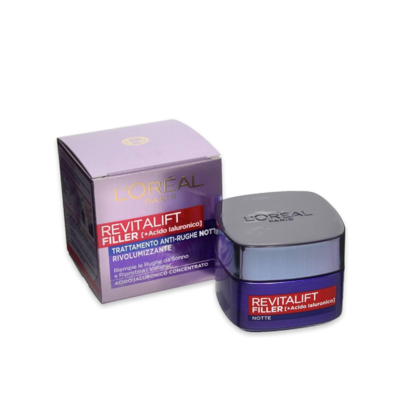 L'Oréal Paris Revitalift Filler + Deep anti-wrinkle revolumizing Hyaluronic Acid Night
