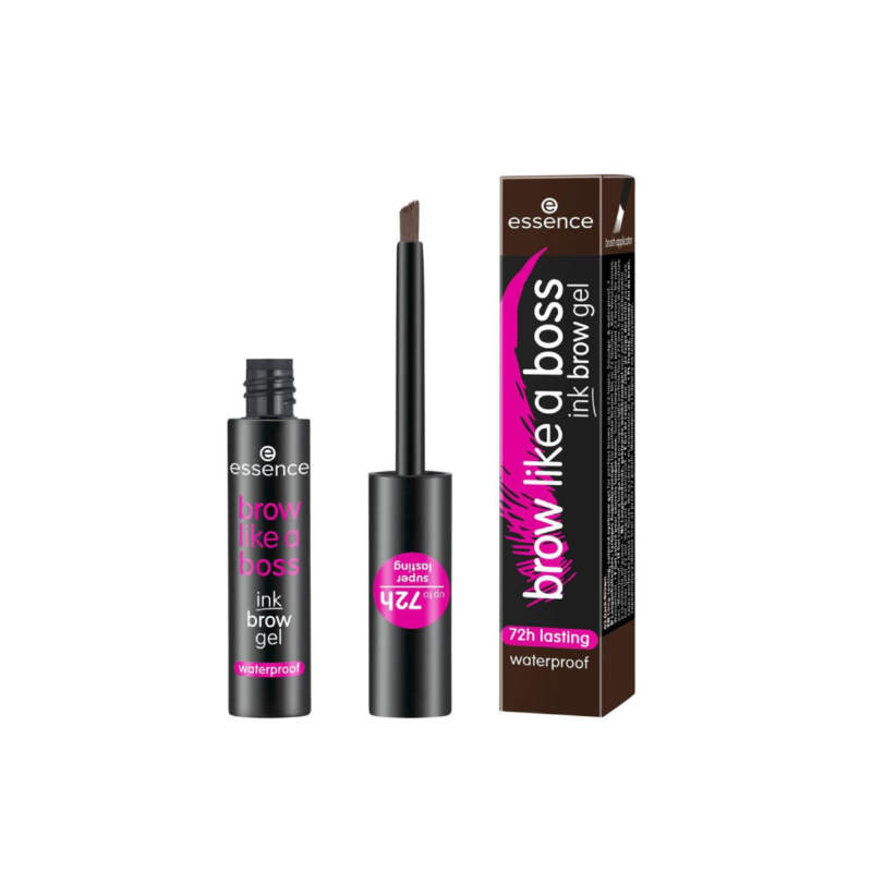 Essence brow like a boss ink brow gel 03 Dark Brown 4ml