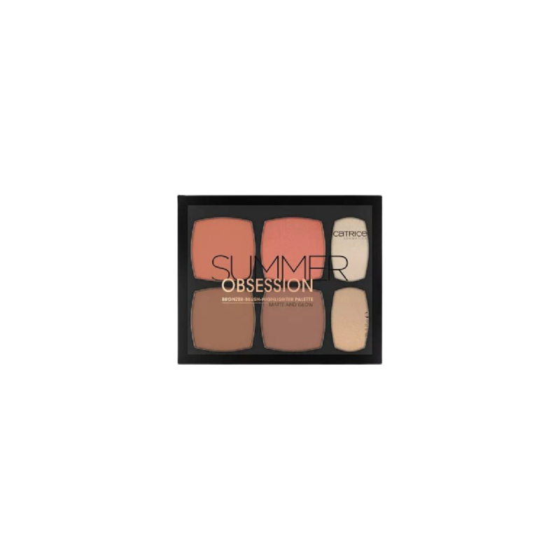 Catrice Summer Obsession Bronzer Blush Highlighter Palette - 6 Colors