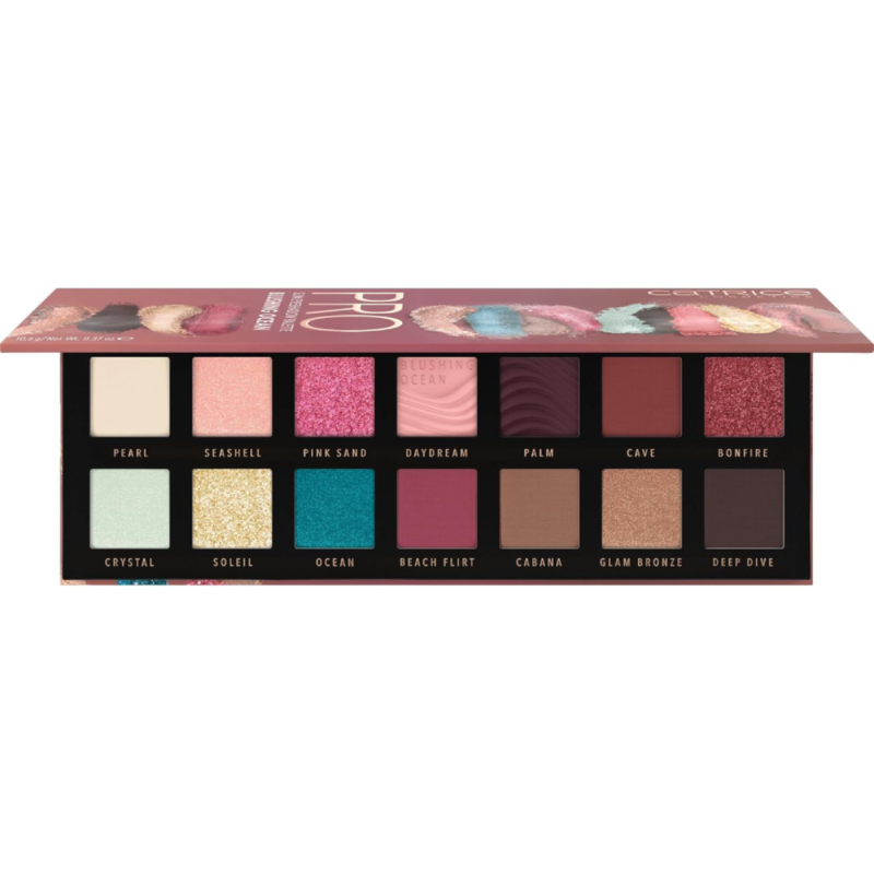 Catrice Pro Slim Eyeshadow Palette Blushing Ocean 010 - Image 2