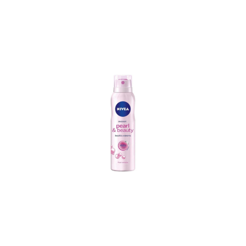 NIVEA Antiperspirant Spray for Women, Pearl & Beauty Pearl Extracts 150ml