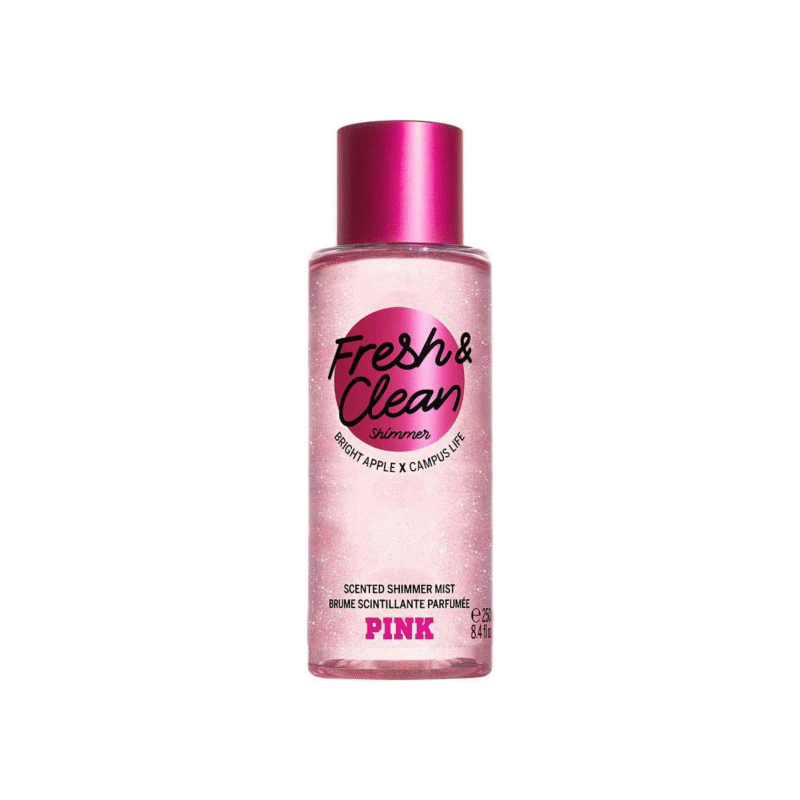 Victoria's Secret PINK NEW! FRESH & CLEAN SHIMMER BODY MIST 250ml