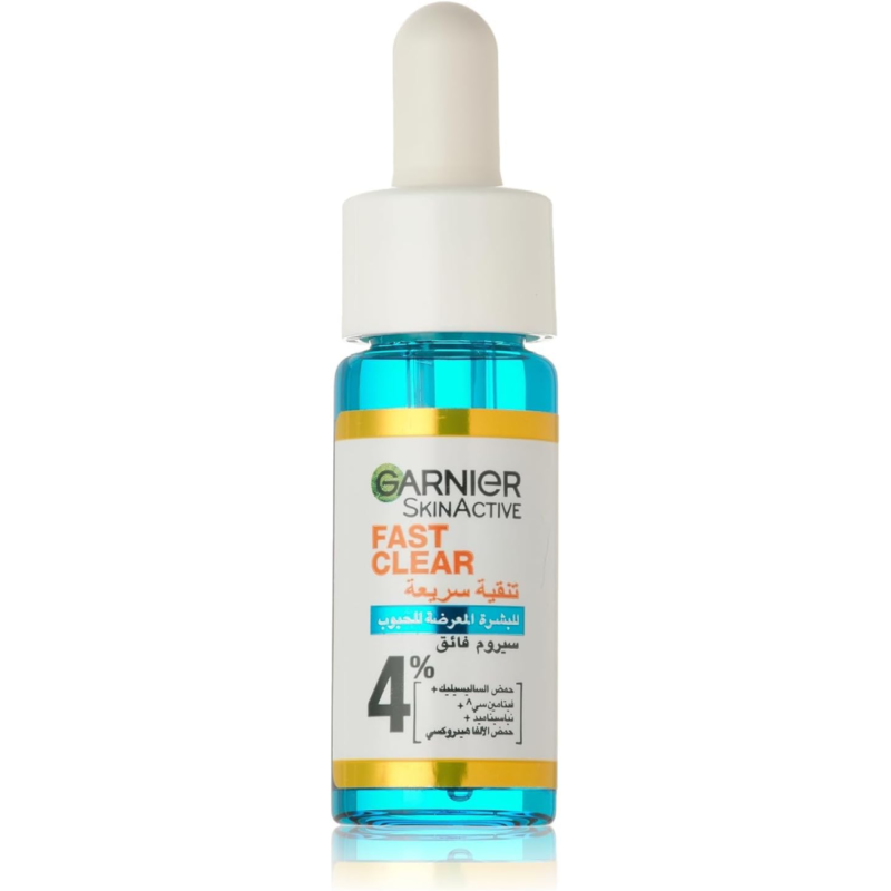 Garnier Skinactive Fast Clear Booster Face Serum, For Acne Prone Skin, With Salicylic Acid, 15ml