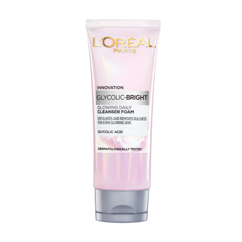L'Oreal Glycolic Bright - Glowing Daily Cleanser Foam - 100ml