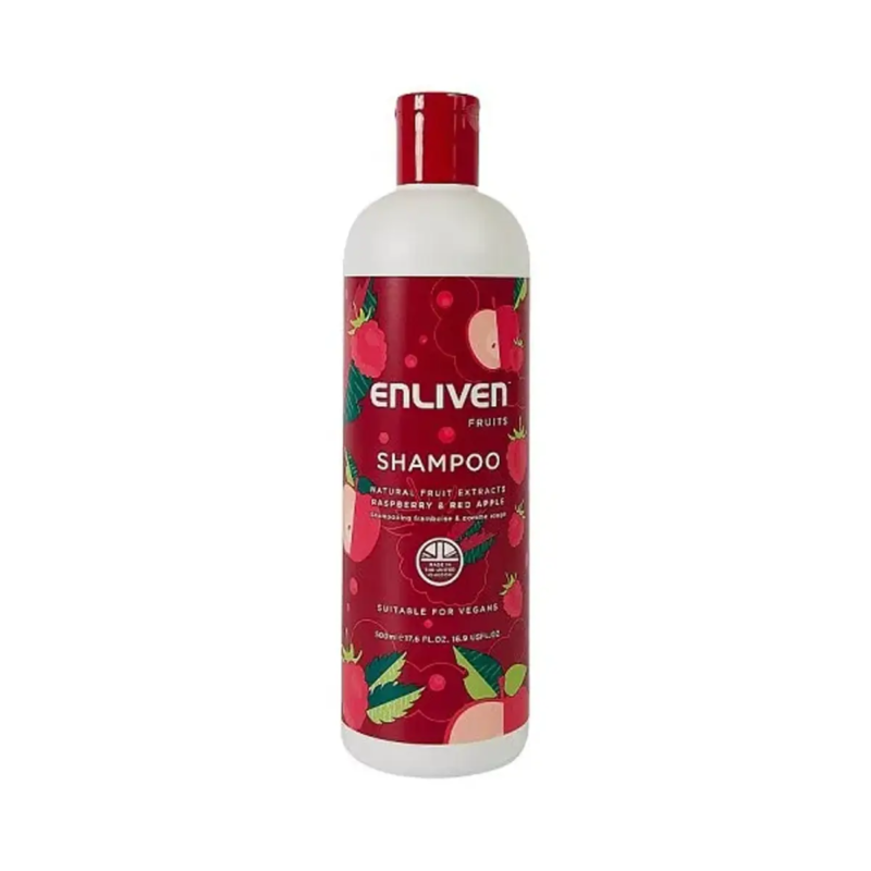 Enliven Shampoo - Fruits - Raspberry & Red Apple - 500ml