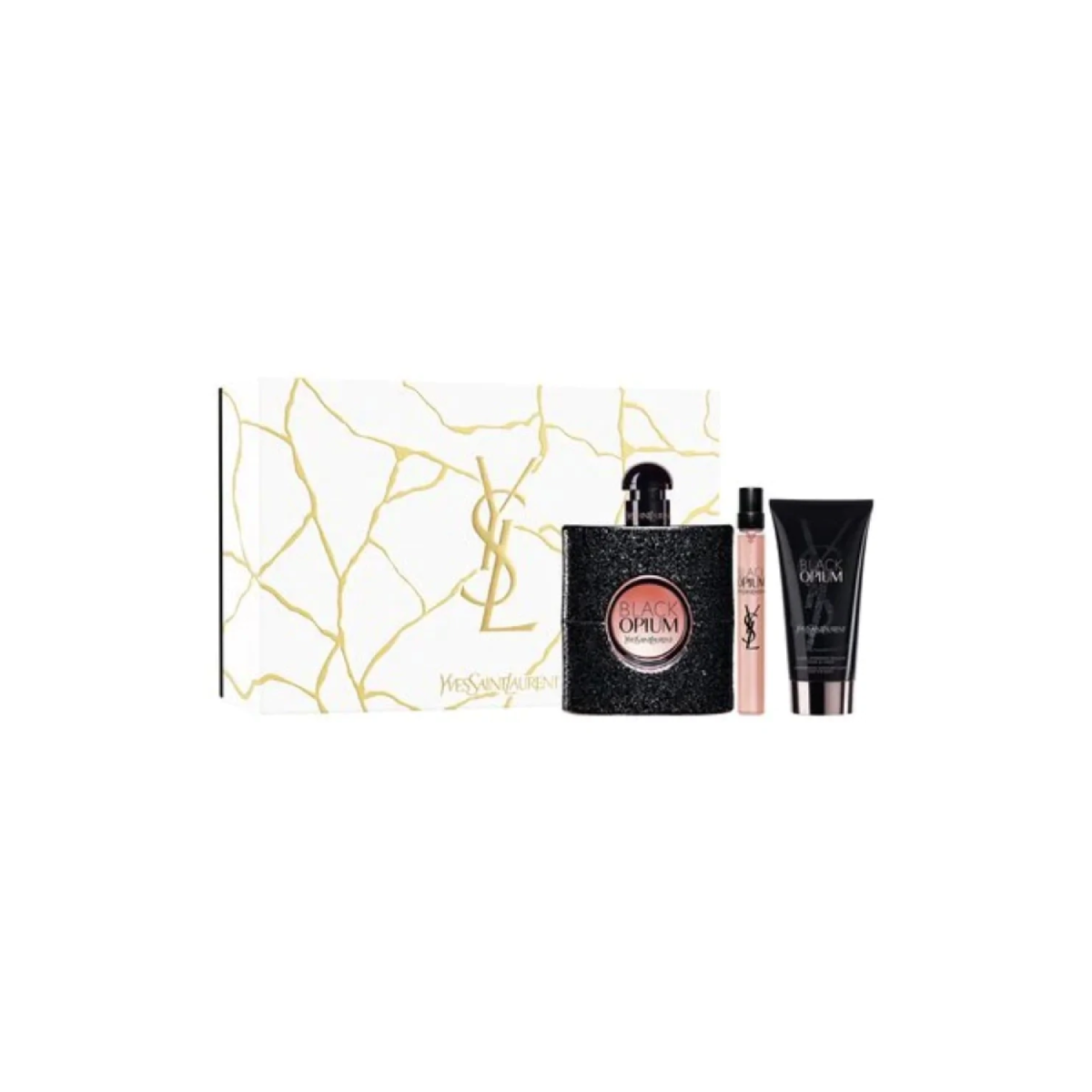 Yves Saint Laurent Black Opium Eau De Parfum 3 Pcs Gift