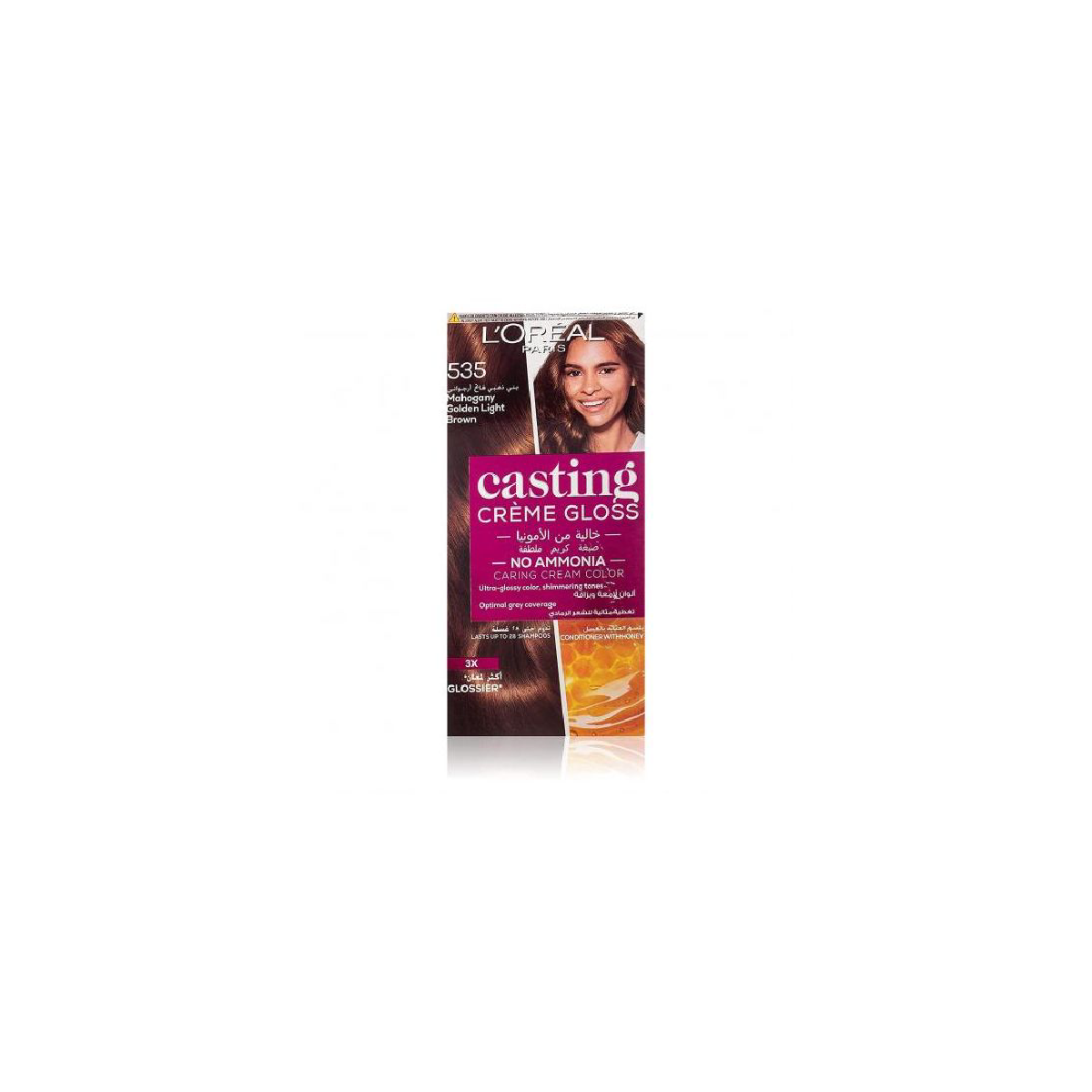L'Oreal Casting Creme gloss - 535 Mahogany Golden Light Brown