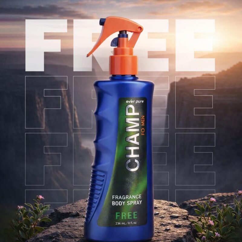 Ever Pure Champ For Man - Free - fragrance mist - 236ml
