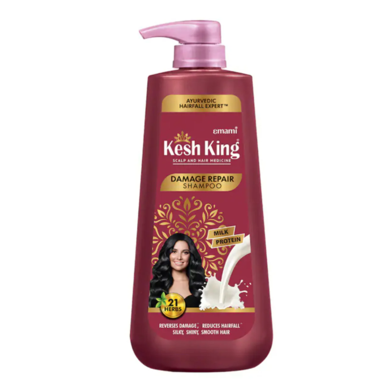 Kesh King Damage Repair Shampoo With Milk Protein - 600ml