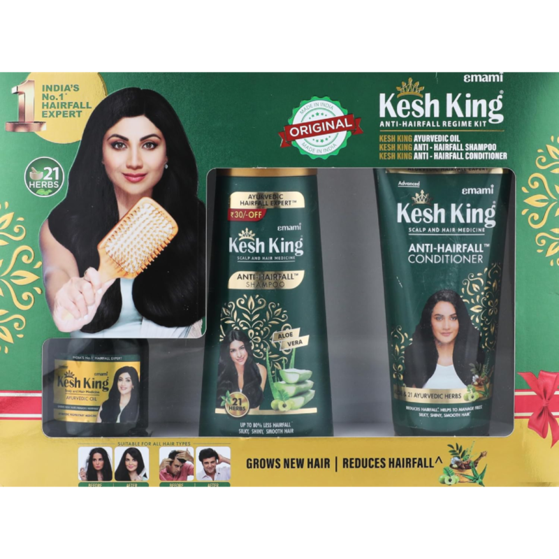 Kesh King Hair Kit 3-Piece Set