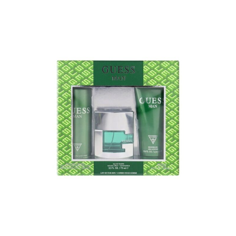 Guess Men's Green Man Gift Set