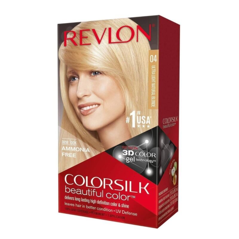 Revlon Colorsilk Permanent Ammonia Free Hair Colour/Dye (04 Ultra Light)
