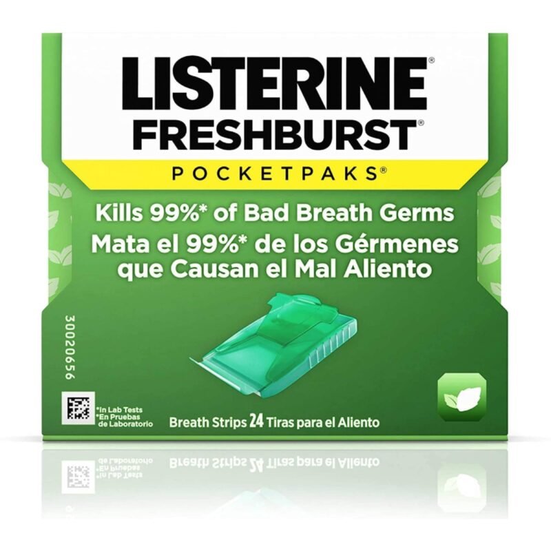 Listerine Fresh Burst Mouth Freshener - 24 Breath Strips