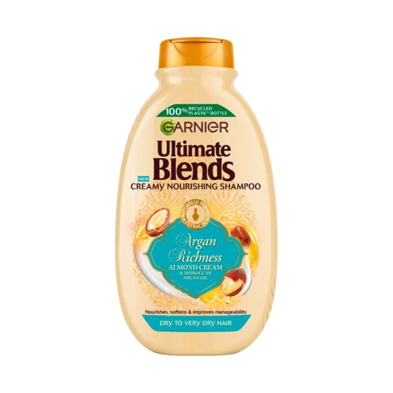 Garnier Ultimate Blends Argan Oil & Almond Cream Shampoo - 400ml
