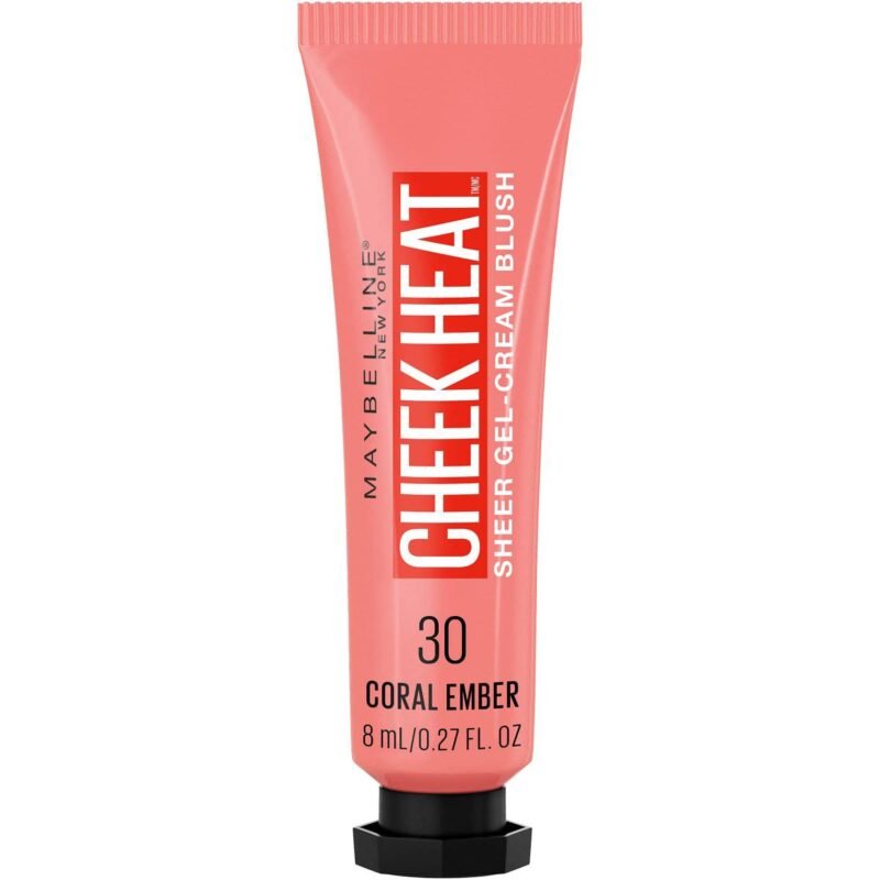 Maybelline Cheek Heat Blush Coral Ember - 0.27 fl oz