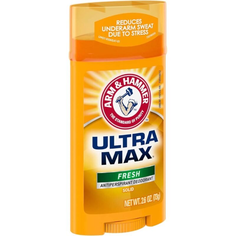 Arm & Hammer Ultramax Anti-Perspirant Deodorant Invisible Solid Fresh, 2.8 Oz
