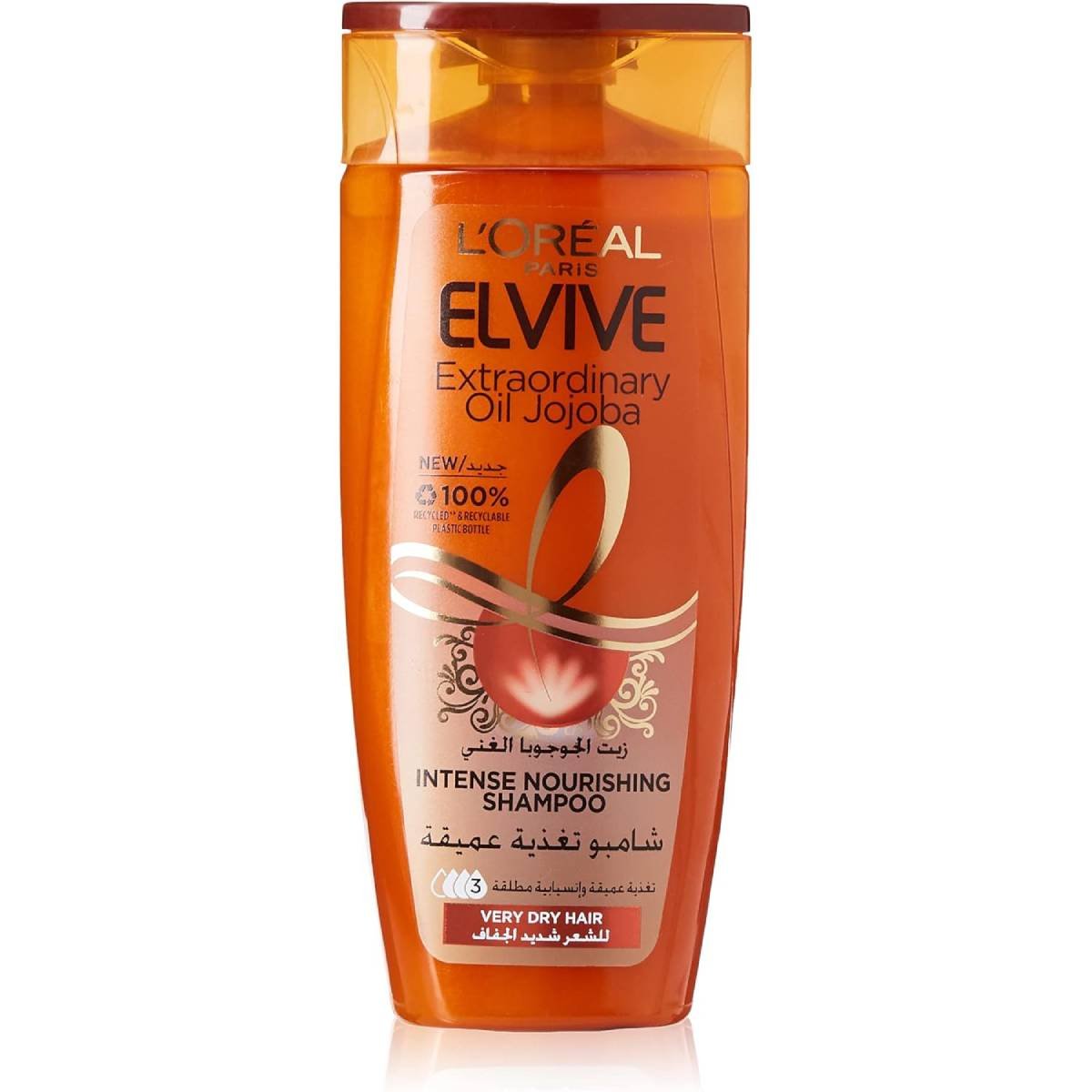 L'Oréal Paris elvive dry to very dry hair oil shampoo , 200 ml