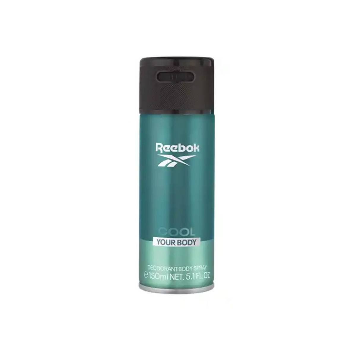 Reebok Men's Cool Your Body Deodorant Body Spray 5.0 oz