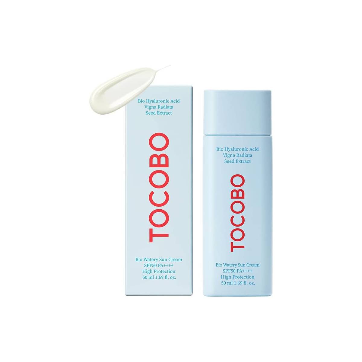 Tocobo Bio Watery Sun Cream SPF50+ PA++++ - 50ml, Blue