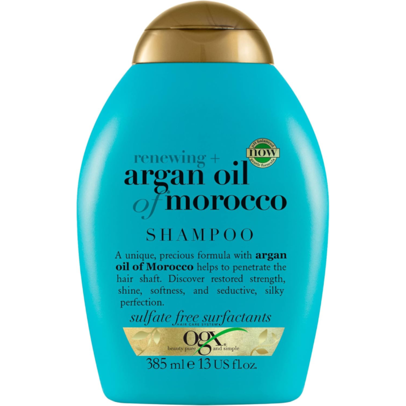 OGX Argan Oil of Morocco Sulfate Free Shampoo for Dry Hair, 385 ml