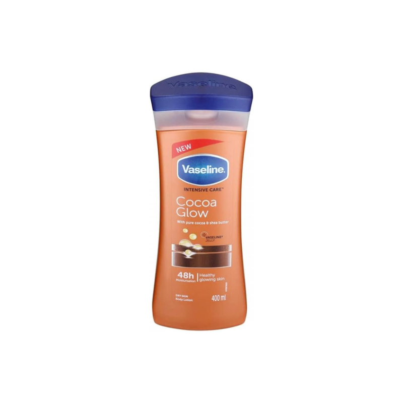 Vaseline Intensive Care Cocoa Glow Body Lotion with Pure Cocoa and Shea Butter - 400 ml