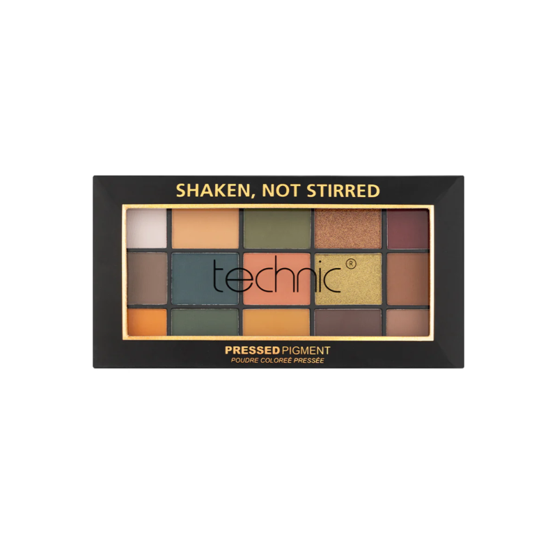 Technic 15 Color Eye Shadow Palette - Shaken Not Stirred - 28g