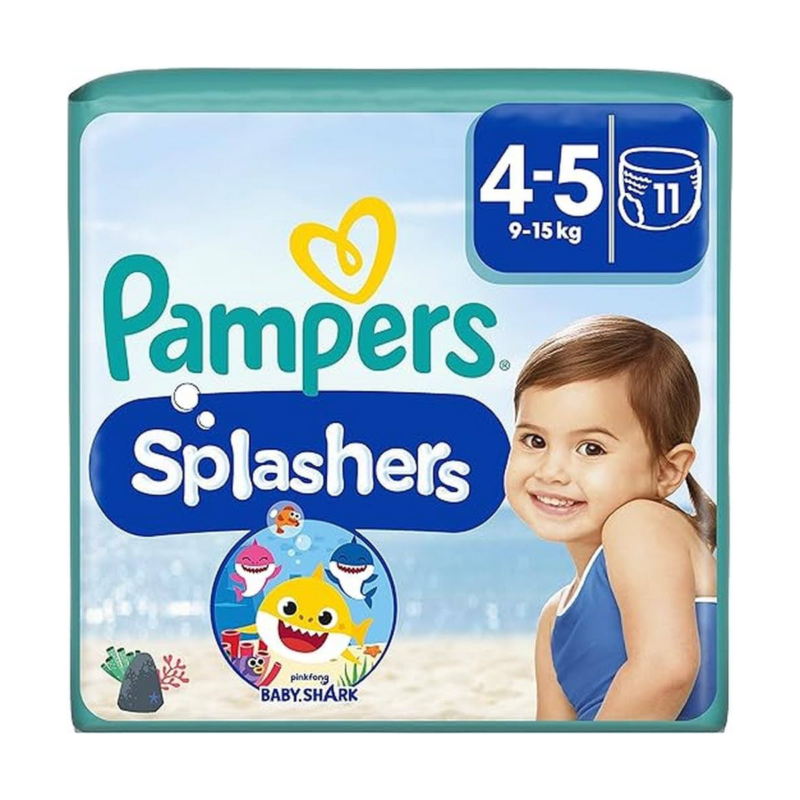 Pampers Splashers 4-5 disposable diapers for water