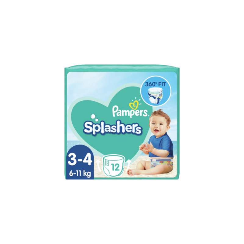 Pampers swim diapers Splashers size 3-4