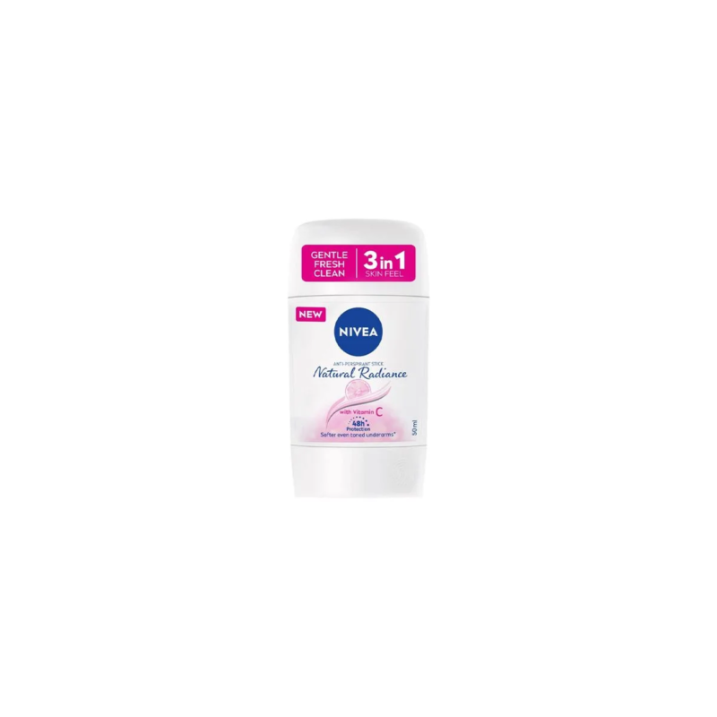 Nivea Natural Radiance 3 In 1 Antiperspirant Stick – 50ml