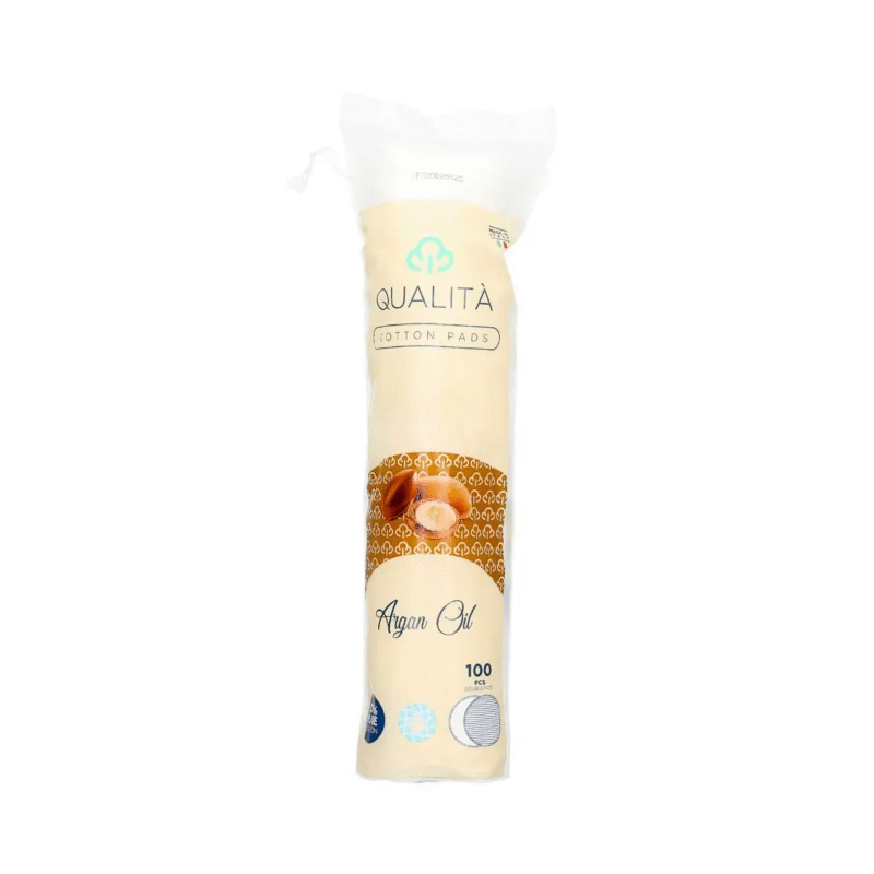 QUALITA 100-Piece Cotton Pads Argan Oil