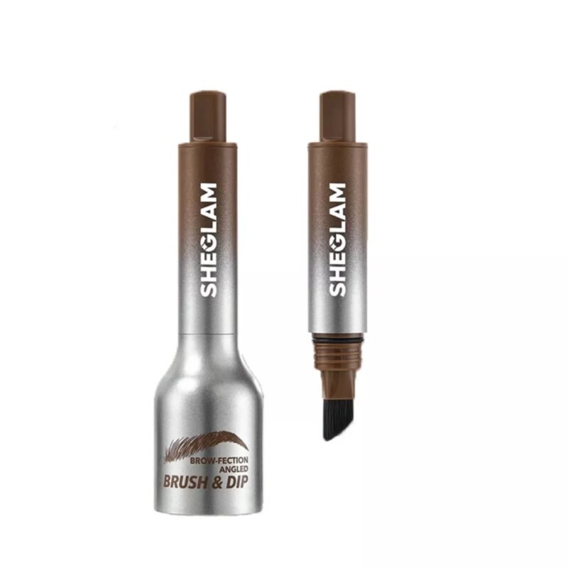 Sheglam Brow-Fection Angled Brush & Dip -Taupe