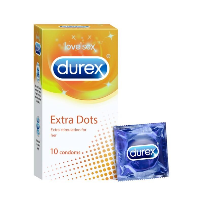 Durex Condoms, Extra Dots - 10 Count