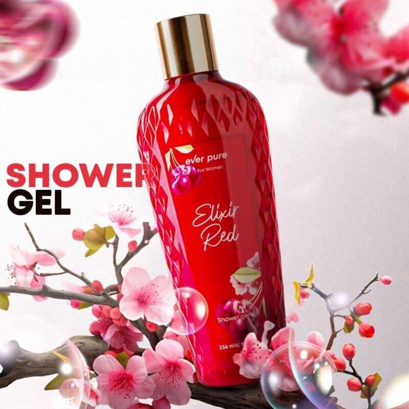 Ever Pure shower gel elixier red 236 ml
