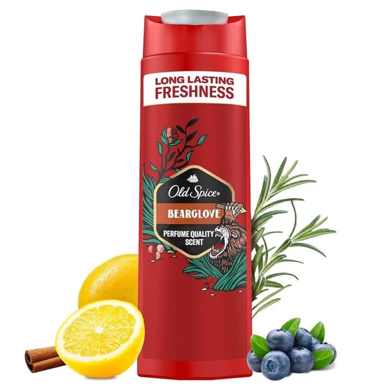 Old Spice Bearglove 3 in 1 Shower Gel and Shampoo for Men 400 ml