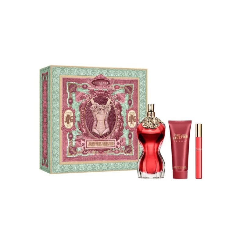 JEAN PAUL GAULTIER La Belle Set For Women Eau De Parfum 100ml + Travel Size 10ml + Body Lotion 75ml