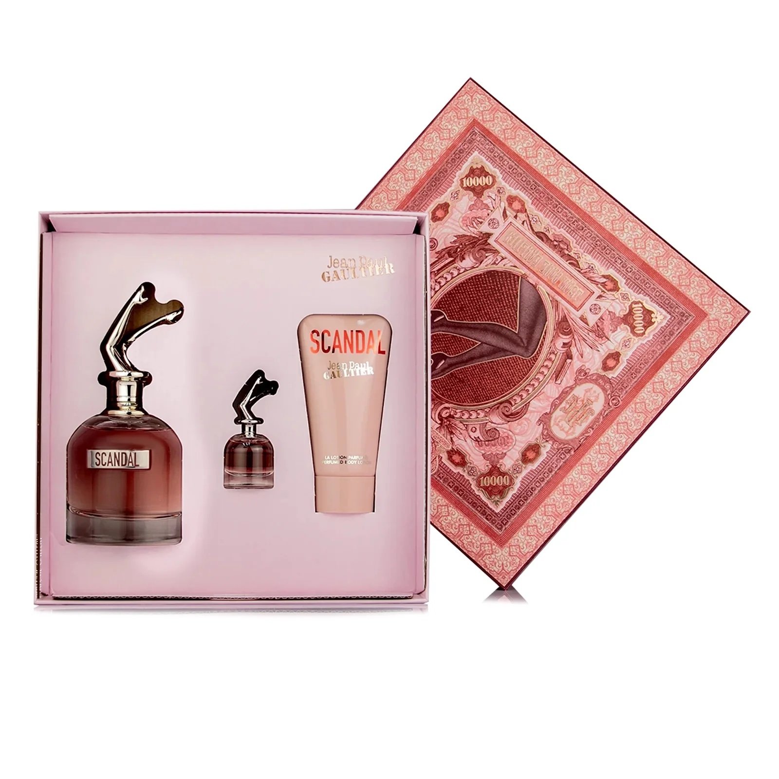 JEAN PAUL GAULTIER SCANDAL GIFT SET FOR WOMEN, EDP 80ML + 6ML + BODY LOTION 75ML - Image 2