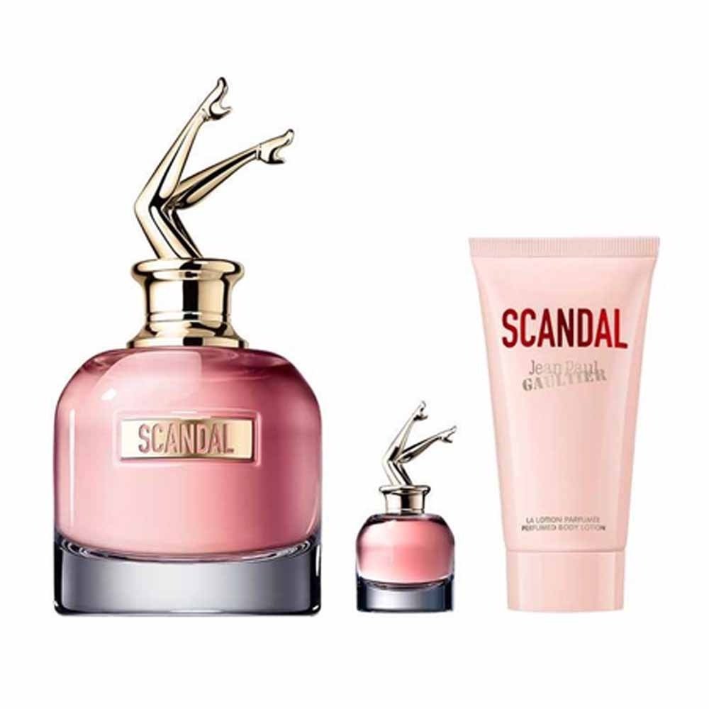 JEAN PAUL GAULTIER SCANDAL GIFT SET FOR WOMEN, EDP 80ML + 6ML + BODY LOTION 75ML - Image 3