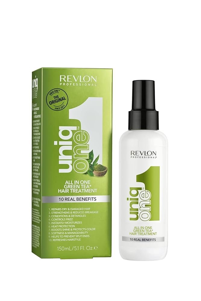 REVLON Uniq One All In One Green Tea Hair Treatment 5.1 oz Hair Care - 150 ml
