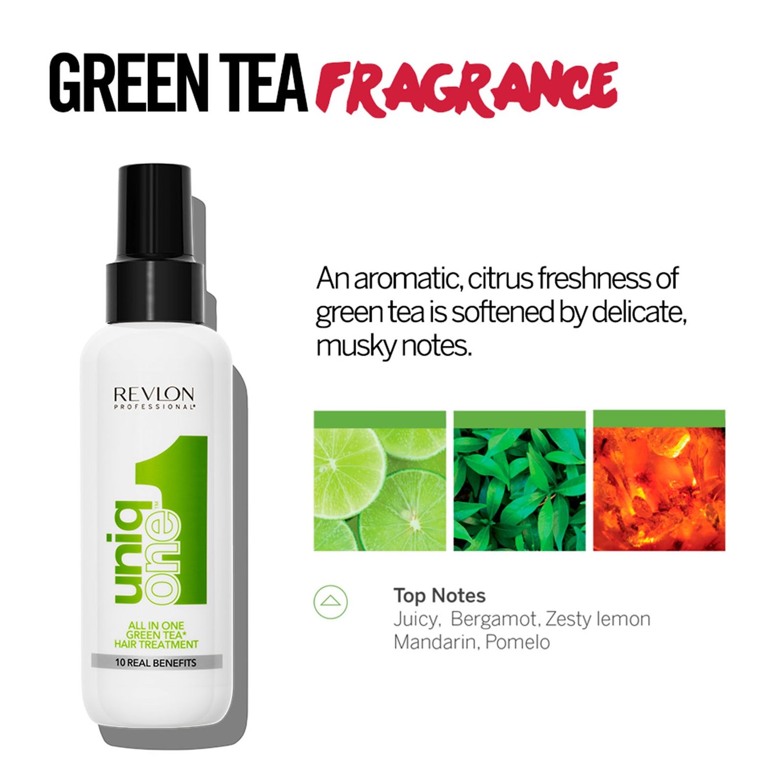 REVLON Uniq One All In One Green Tea Hair Treatment 5.1 oz Hair Care - 150 ml - Image 2