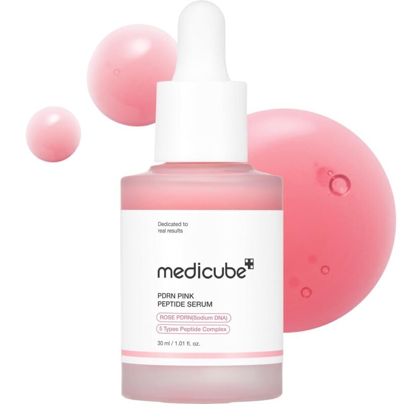 Medicube PDRN PINK PEPTIDE SERUM السيروم الوردي لتفتيح البشرة ومكافحة التجاعيد
