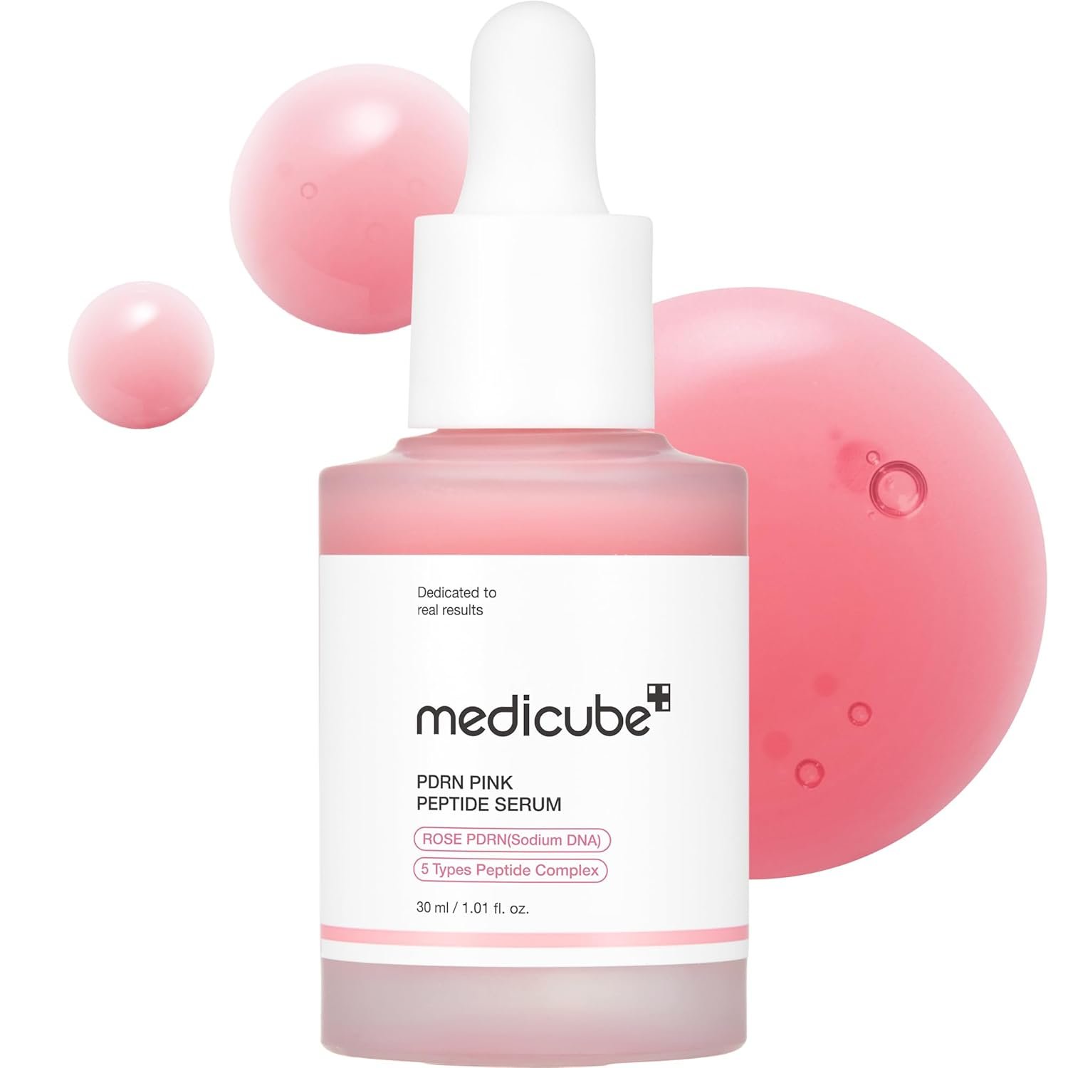 Medicube PDRN PINK PEPTIDE SERUM السيروم الوردي لتفتيح البشرة ومكافحة التجاعيد