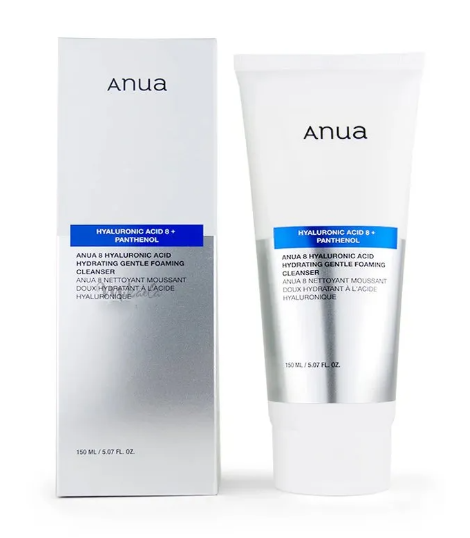 Anua 8 Hyaluronic Acid Hydrating Foaming Cleanser