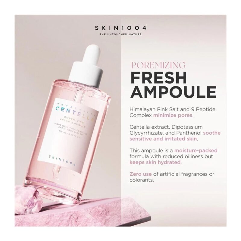 SKIN1004 Madagascar Centella Poremizing Fresh Ampoule 100ml أمبولة مستخلص سينتيلا للعناية بالمسام