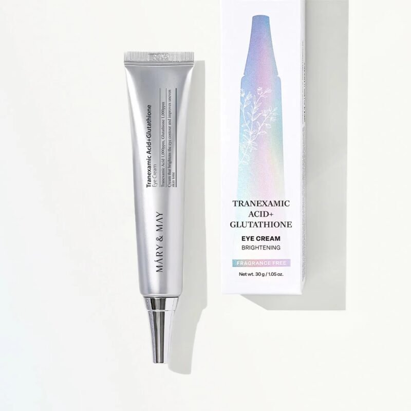 MARY & MAY TRANEXAMIC ACID + GLUTATHION EYE CREAM - 30ML | ماري اند ماي كريم العين بحمض الترانيكساميك + الجلوتاثيون - 30 مل