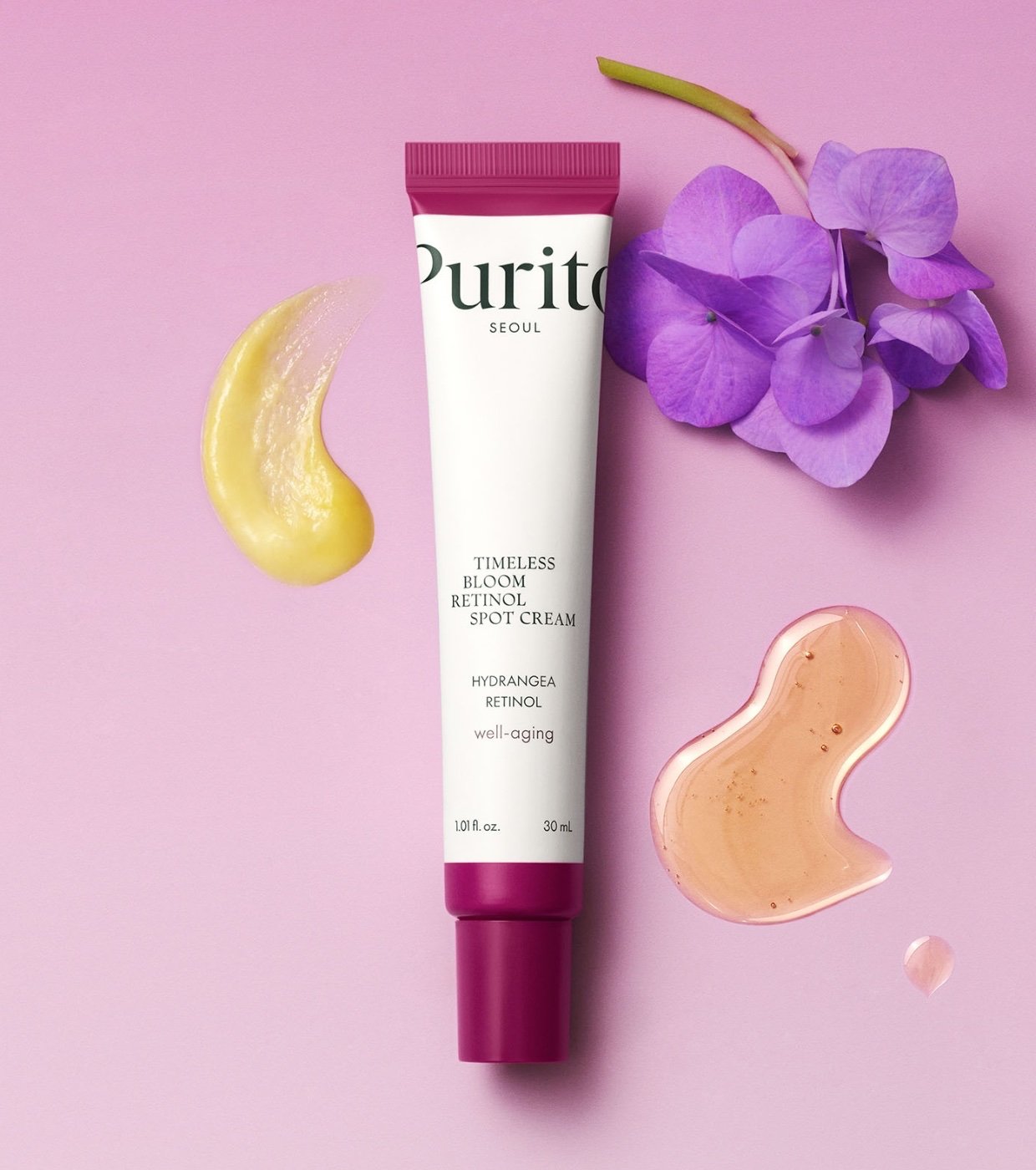 PURITO Timeless Bloom Bakuchiol Retinol Spot Cream 30ml