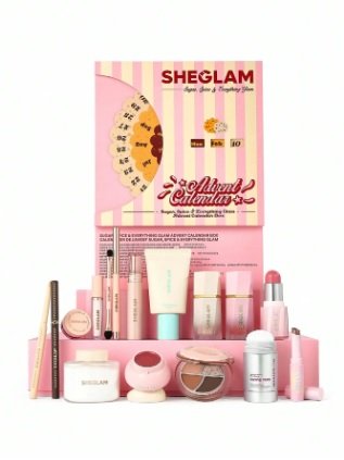 sheglam advent calender gift set 12p