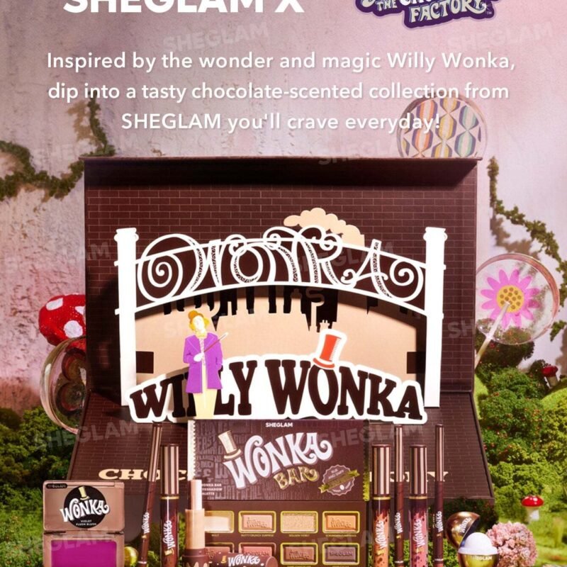 Sheglam Willy Wonka Full Collection Set-The Chocolate 12p