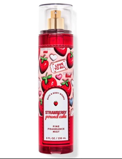 Bath & Body Works Strawberry Pound Cake Mist